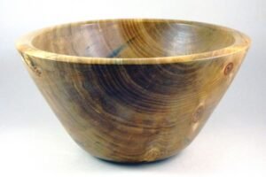 #15  Fruit Bowl - 11.25" dia. X 6" H - Norfolk Island Pine, side grain