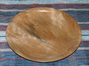 English Walnut Platter, 12 Dia