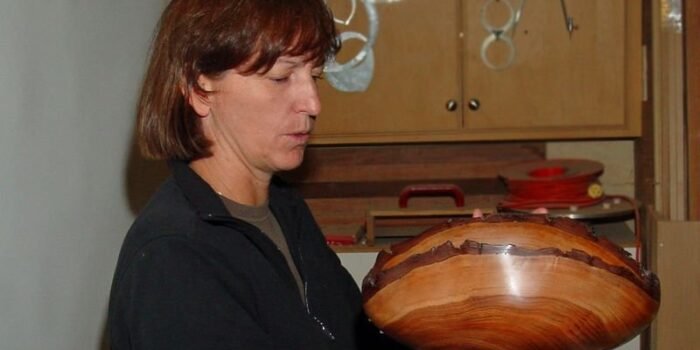 Alan Kirkby's natural edge large bowl