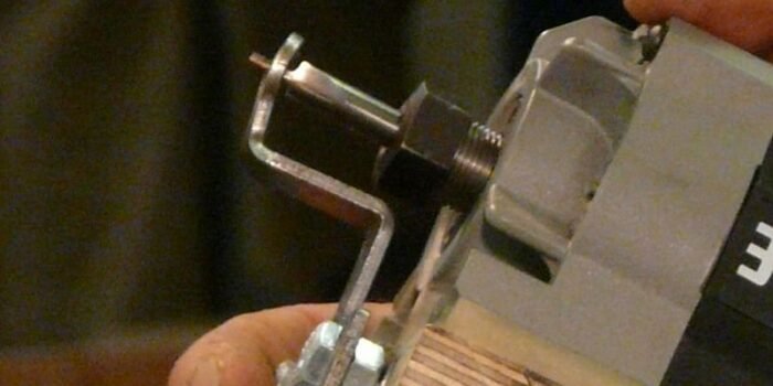 Note the follower and stop ring around 1/8" carbide router bit
