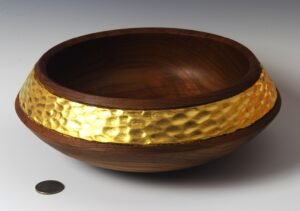 D_Graham teak gold leaf bowl 1377